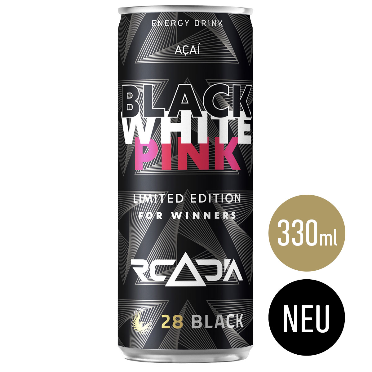 RCADIA BLACK LIMITED EDITION FOR WINNERS - 28 BLACK Açai 330ml - 24er Tray