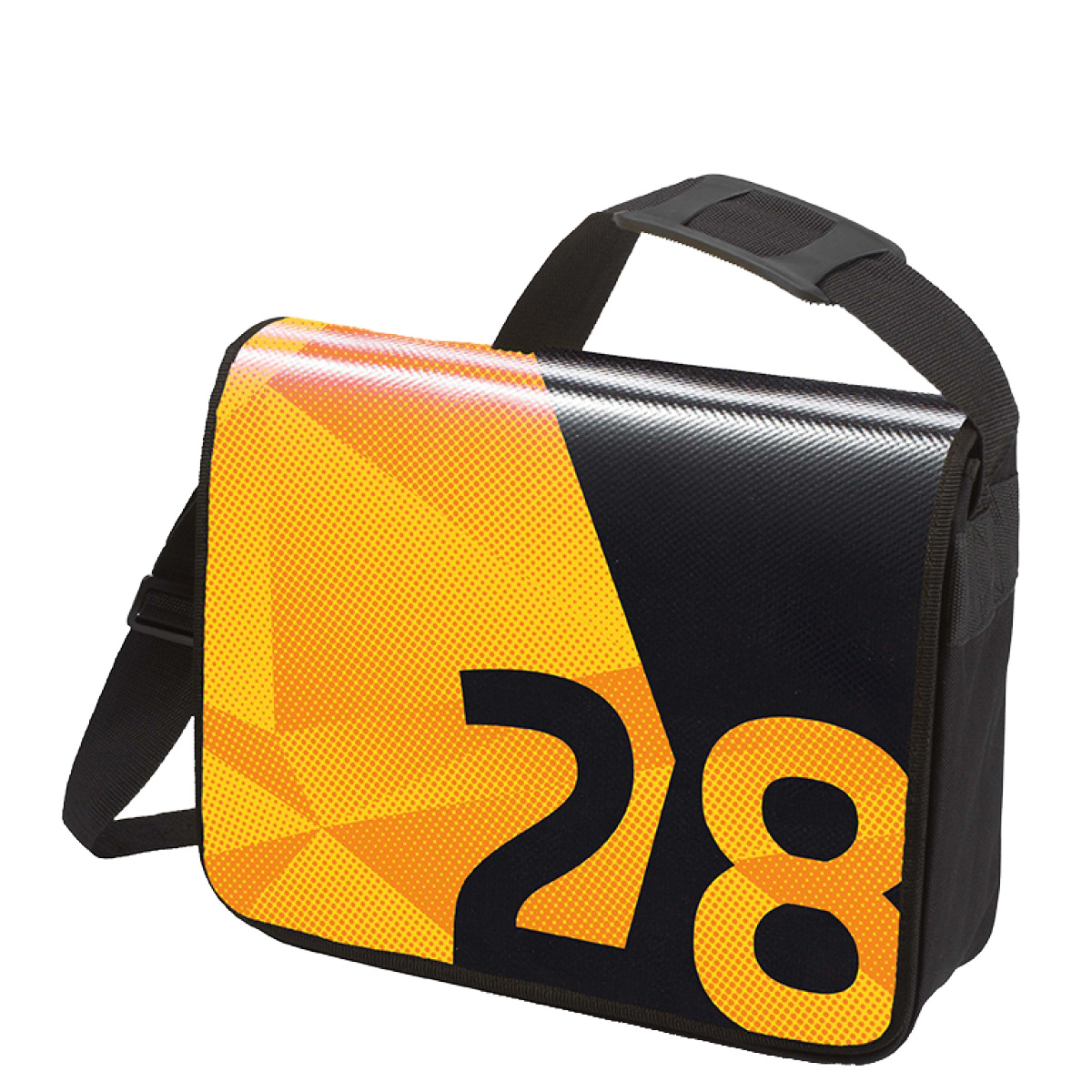 28 BLACK Messenger Bag - orange